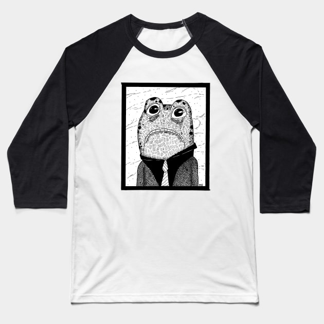 Portrait of a Weeping Toad Baseball T-Shirt by MacSquiddles